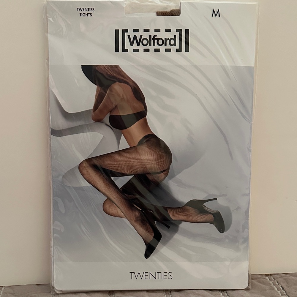Wolford Twenties Sheer Tights in Honey